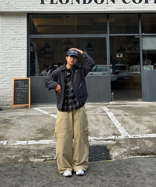AECA(エイカ)の「AECA VINTAGE CANVAS WORK JACKET-CHARCOAL(デニムジャケット・メンズ・その他・SMALL/MEDIUM/LARGE)」の12枚目の写真