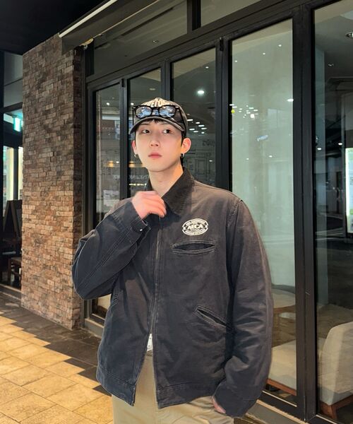 AECA(エイカ)の「AECA VINTAGE CANVAS WORK JACKET-CHARCOAL(デニムジャケット・メンズ・その他・SMALL/MEDIUM/LARGE)」の13枚目の写真