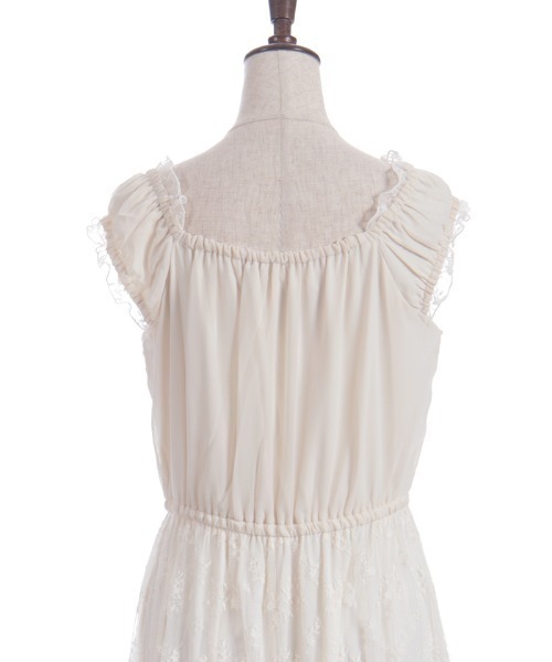 axes femme（アクシーズファム）の「リボンセットレースワンピース（ワンピース・レディース・ブラック/キナリ・FREE）」の22枚目の写真