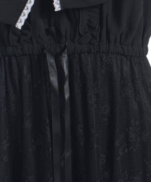 axes femme（アクシーズファム）の「リボンセットレースワンピース（ワンピース・レディース・ブラック/キナリ・FREE）」の8枚目の写真