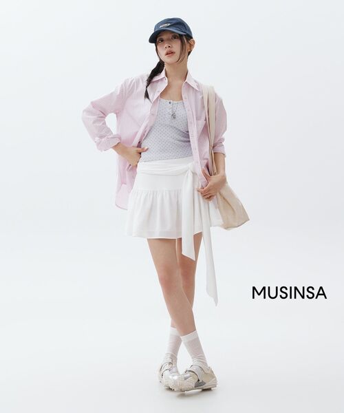 Midnight Move（ミッドナイトムーブ）の「dot top (sky blue)（Tシャツ/カットソー・レディース・その他・FREE）」の7枚目の写真