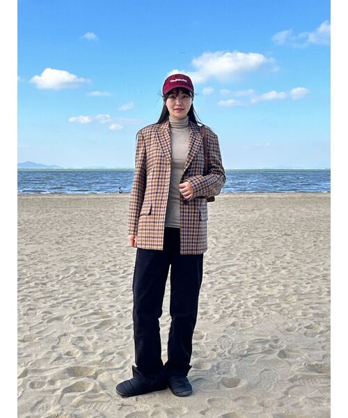 MUSINSA STANDARD WOMAN（ムシンサスタンダードウーマン）の「レディースワイドコーデュロイパンツ[ブラック]（その他パンツ・レディース・その他・27/28/29/30/24/25/26）」の11枚目の写真