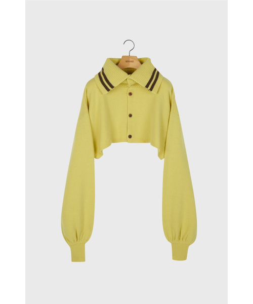 NOHANT(ノアン)の「BALLOON SLEEVE CAPE KNIT AURORA LIME(ニット/セーター・レディース・ライム・FREE)」の7枚目の写真