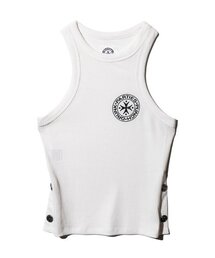 PUNCH DRUNK PARTIES（パンチドランクパーティーズ）の「Mothers Worry Tank Top WHITE (W)（Tシャツ/カットソー）」