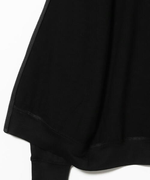 WRAPINKNOT(ラッピンノット)の「WRAPINKNOT / メリノウール ジップ フーディー(パーカー・レディース・ブラック/ブラウン・ONE SIZE)」の14枚目の写真