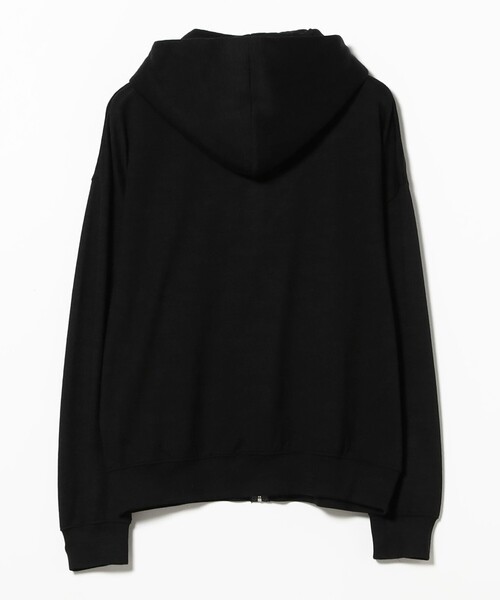 WRAPINKNOT(ラッピンノット)の「WRAPINKNOT / メリノウール ジップ フーディー(パーカー・レディース・ブラック/ブラウン・ONE SIZE)」の15枚目の写真