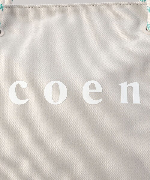 coen(コーエン)の「【再入荷/新色登場】coen(コーエン)ロゴ ポリキャンバスショルダーバッグ(WEB限定カラーあり)(ショルダーバッグ・レディース・グレー/ブラック/ネイビー/ベージュ・FREE)」の22枚目の写真