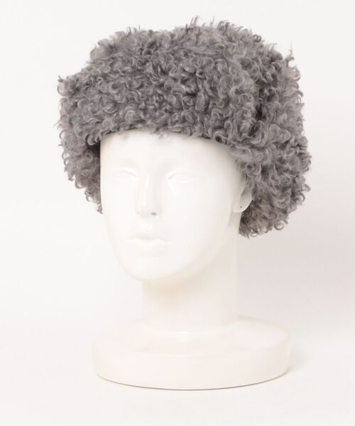 Revo.（レボ）の「ボアフライトキャップ（キャップ・レディース・アイボリー/ブラック/ピンク/グレー・FREE）」の3枚目の写真