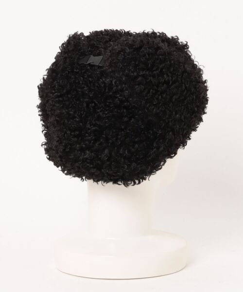 Revo.（レボ）の「ボアフライトキャップ（キャップ・レディース・アイボリー/ブラック/ピンク/グレー・FREE）」の5枚目の写真