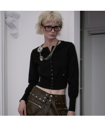Classic Knit Cardigan [Black]