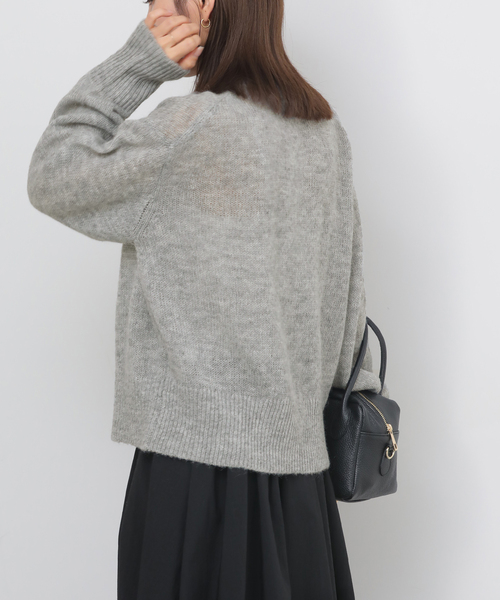 JOURNAL STANDARD relume（ジャーナルスタンダード　レリューム）の「ビジューボタンカーディガン（カーディガン/ボレロ・レディース・チャコールグレー/ブラック・FREE）」の16枚目の写真