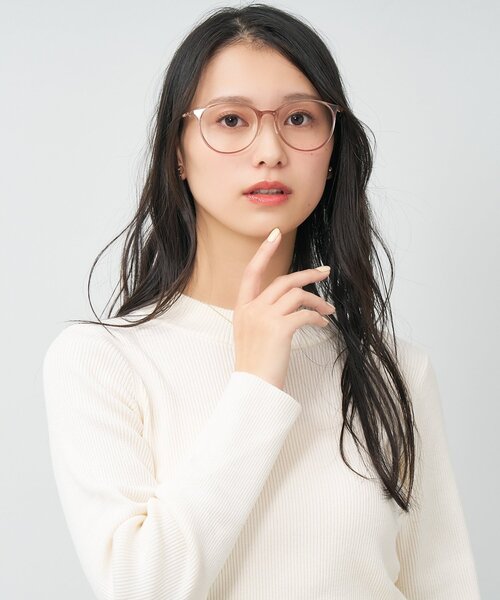 Zoff SMART with MAQuillAGE(マキアージュ)｜ボストン型 血色感 メガネ