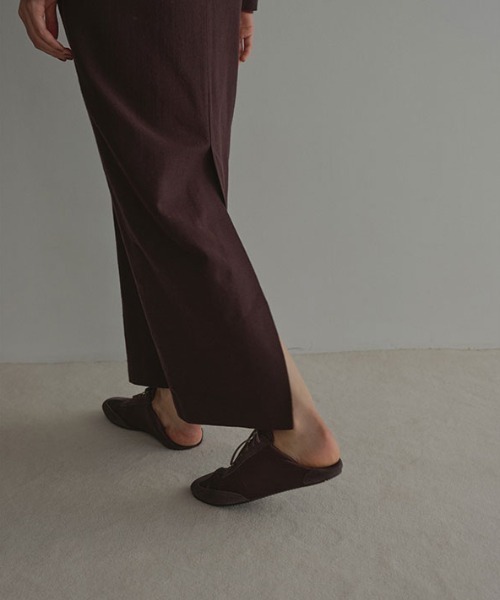 ETRE TOKYO(エトレトウキョウ)の「VネックIラインロングワンピース(ワンピース・レディース・ネイビー/ワイン・S/M)」の9枚目の写真