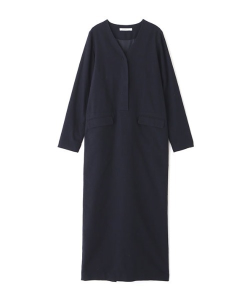 ETRE TOKYO(エトレトウキョウ)の「VネックIラインロングワンピース(ワンピース・レディース・ネイビー/ワイン・S/M)」の16枚目の写真