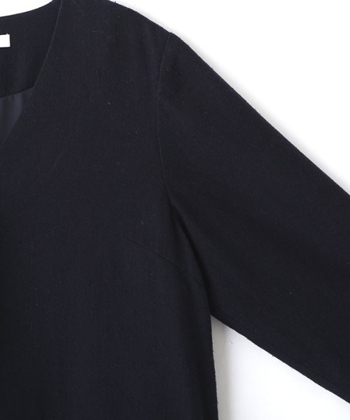 ETRE TOKYO(エトレトウキョウ)の「VネックIラインロングワンピース(ワンピース・レディース・ネイビー/ワイン・S/M)」の19枚目の写真