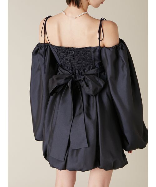 LILY BROWN（リリーブラウン）の「バルーンミニドレス（その他トップス・レディース・ドット/ネイビー/ピンク・F）」の14枚目の写真