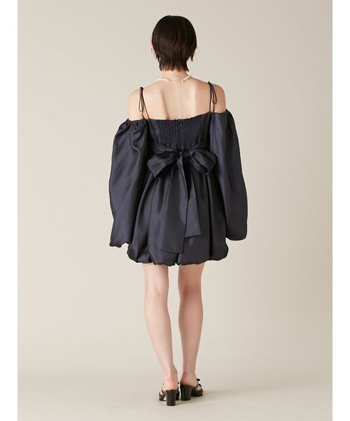 LILY BROWN（リリーブラウン）の「バルーンミニドレス（その他トップス・レディース・ドット/ネイビー/ピンク・F）」の16枚目の写真