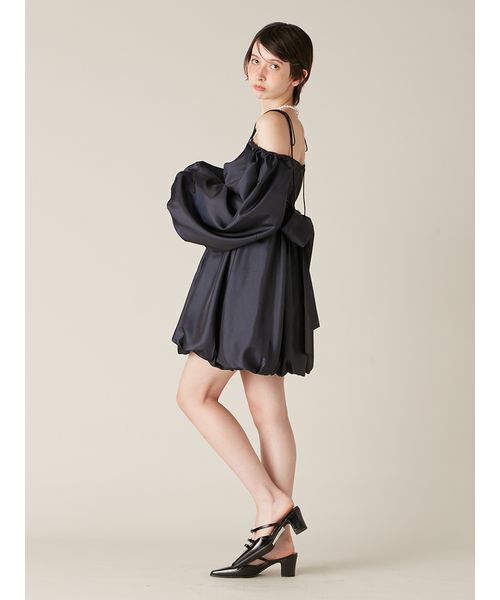 LILY BROWN（リリーブラウン）の「バルーンミニドレス（その他トップス・レディース・ドット/ネイビー/ピンク・F）」の19枚目の写真