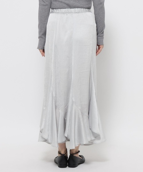 mysty woman（ミスティウーマン）の「エスカルゴマーメイドスカート6　636959（スカート・レディース・グレイッシュブルー/アイボリー/ブラック・FREE）」の14枚目の写真