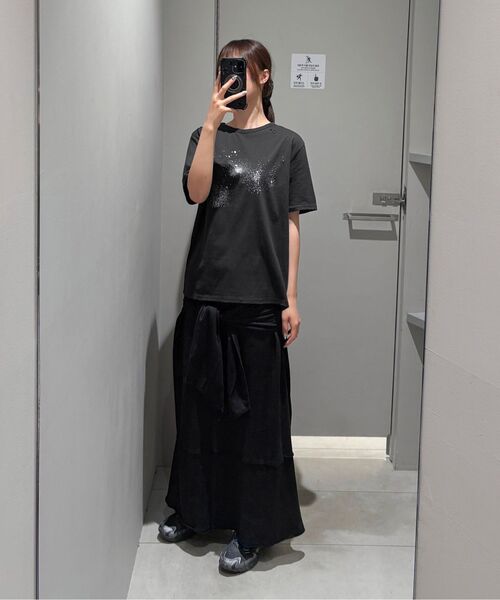 INSILENCE WOMEN(インサイレンスウーマン)の「ノーティッドマキシジャージスカートBLACK(スカート・レディース・その他・SMALL)」の6枚目の写真