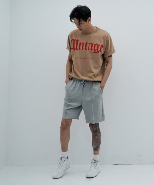 UNTAGE（アンテージ）の「ストリングウエストジャージスウェットショーツ[グレー(ユニセックス)]_UTP-SP08（その他パンツ・メンズ・その他・FREE）」の5枚目の写真