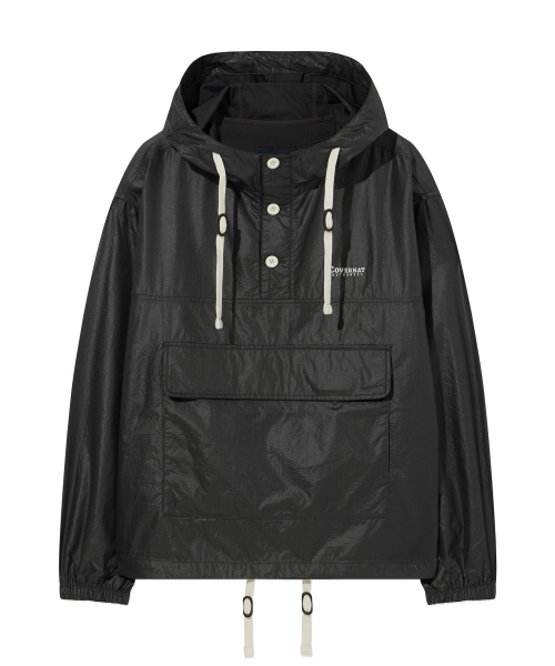 COVERNAT(カバーナット)の「アノラックフードジャケット チャコール(ナイロンジャケット・レディース・その他・X-LARGE/MEDIUM/LARGE)」の2枚目の写真