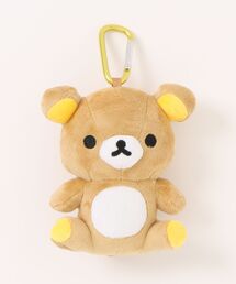 SPINNS（スピンズ）の「【nini toys/ニニトイズ】≪リラックマ≫マスコットポーチ/カラビナキーホルダー（ポーチ）」