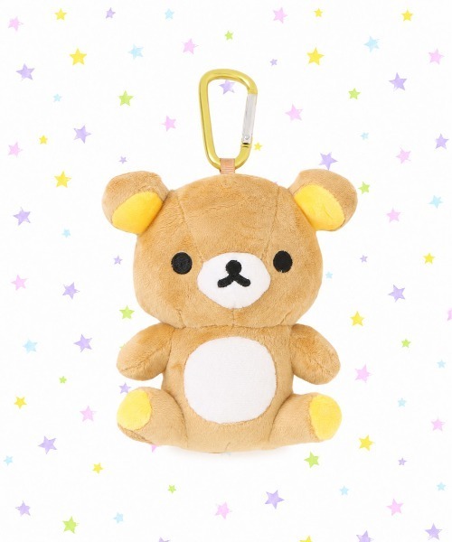 セール】【nini toys】≪リラックマ≫マスコットポーチ/カラビナ
