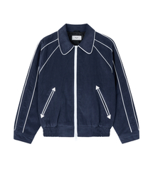 ROLLINGSTUDIOS（ローリングスタジオ）の「PIPED BLOUSON JACKET CORDUROY NAVY（スタジャン）」