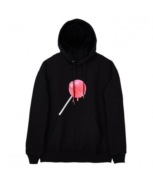 DYSFUNCT(ディスファンクト)の「TOO SWEET BUT CUTE HOODIE (BLACK/PINK)(パーカー・レディース・その他・LARGE/MEDIUM)」の3枚目の写真