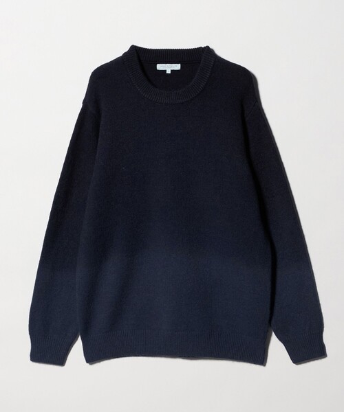 A DAY IN THE LIFE UNITED ARROWS(アデイインザライフユナイテッドアローズ)の「グラデーション カラー ニット-ウォッシャブル-<A DAY IN THE LIFE>(ニット/セーター・メンズ・ワイン/グレー系/ネイビー・L/M)」の3枚目の写真