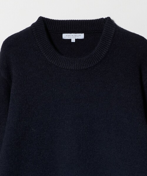 A DAY IN THE LIFE UNITED ARROWS(アデイインザライフユナイテッドアローズ)の「グラデーション カラー ニット-ウォッシャブル-<A DAY IN THE LIFE>(ニット/セーター・メンズ・ワイン/グレー系/ネイビー・L/M)」の5枚目の写真