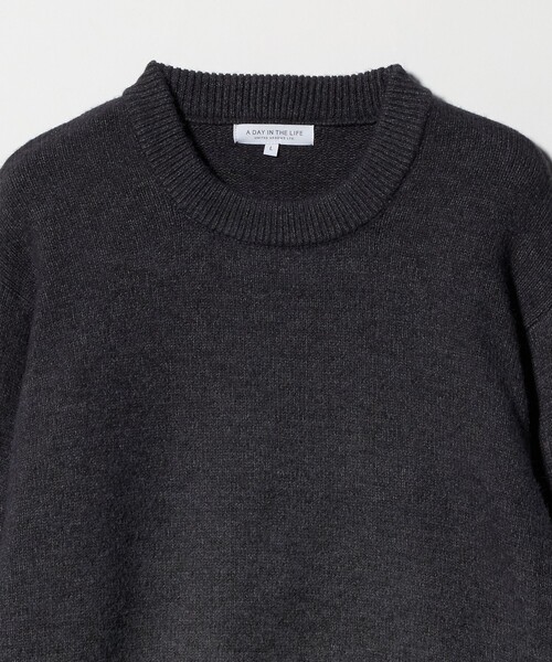 A DAY IN THE LIFE UNITED ARROWS(アデイインザライフユナイテッドアローズ)の「グラデーション カラー ニット-ウォッシャブル-<A DAY IN THE LIFE>(ニット/セーター・メンズ・ワイン/グレー系/ネイビー・L/M)」の10枚目の写真