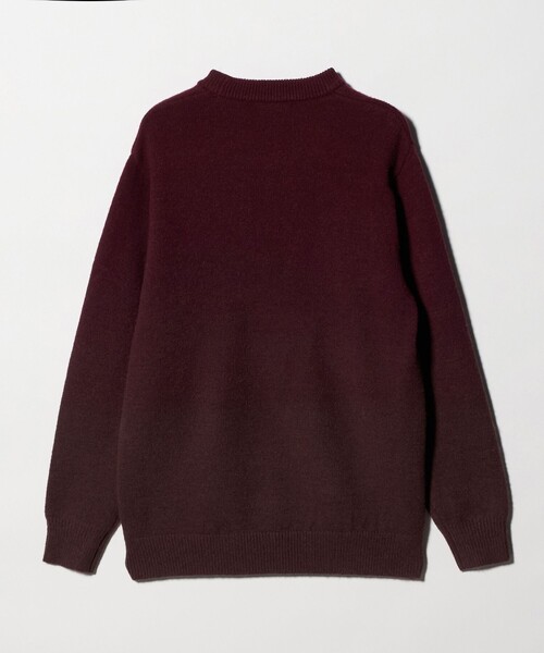 A DAY IN THE LIFE UNITED ARROWS(アデイインザライフユナイテッドアローズ)の「グラデーション カラー ニット-ウォッシャブル-<A DAY IN THE LIFE>(ニット/セーター・メンズ・ワイン/グレー系/ネイビー・L/M)」の12枚目の写真