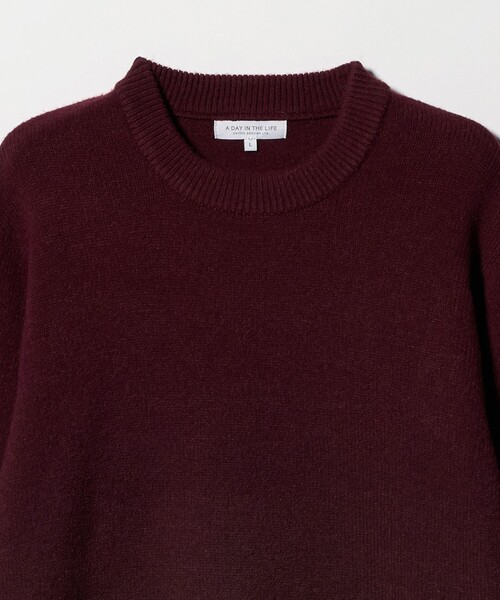 A DAY IN THE LIFE UNITED ARROWS(アデイインザライフユナイテッドアローズ)の「グラデーション カラー ニット-ウォッシャブル-<A DAY IN THE LIFE>(ニット/セーター・メンズ・ワイン/グレー系/ネイビー・L/M)」の13枚目の写真
