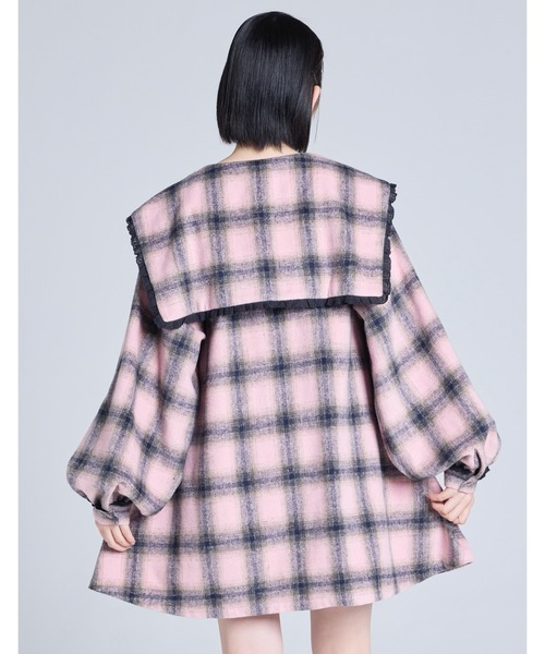 Little sunny bite(リトルサニーバイト)の「/Little Sunny Bite/check dress(ドレス・レディース・ピンク/ブラック・MEDIUM/SMALL)」の2枚目の写真