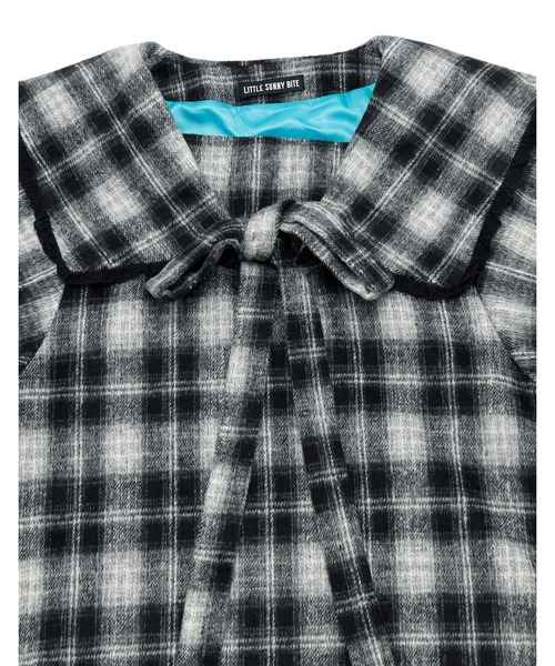 Little sunny bite(リトルサニーバイト)の「/Little Sunny Bite/check dress(ドレス・レディース・ピンク/ブラック・MEDIUM/SMALL)」の4枚目の写真