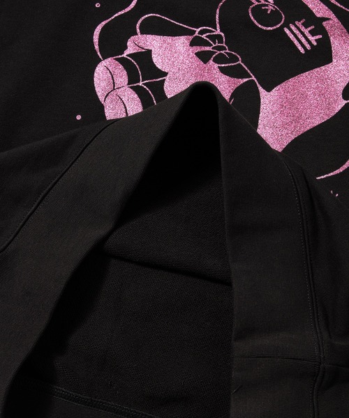 ZOZO（ゾゾ）の「コレサワ BLACK COLLECTION by ZOZOTOWN　れ子ちゃんラメスウェットセットアップ(ホログラムステッカー付き)（セットアップ・レディース・ブラック・LL/L/M）」の8枚目の写真