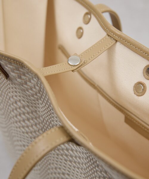 GALLARDAGALANTE(ガリャルダガランテ)の「【2.718】トリミングトート L(トートバッグ・レディース・ブラック/ベージュ・FREE)」の18枚目の写真