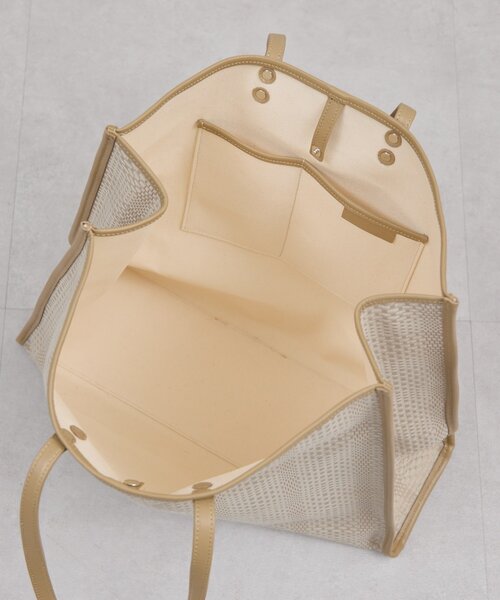 GALLARDAGALANTE(ガリャルダガランテ)の「【2.718】トリミングトート L(トートバッグ・レディース・ブラック/ベージュ・FREE)」の19枚目の写真