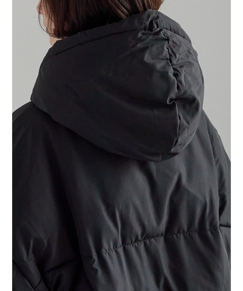 Samansa Mos2（サマンサ モスモス）の「【ZOZO限定】裾ラウンドフェイクダウン（ブルゾン・レディース・ブラック/キナリ・F）」の15枚目の写真