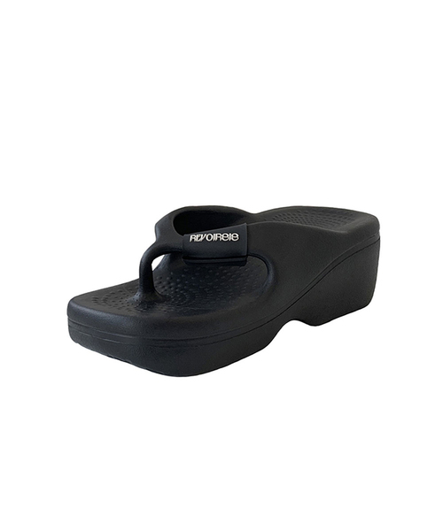 O Rvis REVOIRSIS(ルヴォアシス)の「RVIS lump flip-flop black(サンダル)」 - WEAR