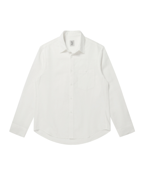 SOLEW(ソル)の「リネンシャツ_ホワイト(シャツ/ブラウス・メンズ・その他・SMALL/MEDIUM/LARGE/X-LARGE)」の1枚目の写真