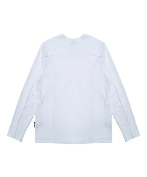 HYUNFIT（ヒョンフィット）の「BASIC LONG SLEEVE -[WHITE]（Tシャツ/カットソー・メンズ・その他・SMALL/MEDIUM/LARGE/X-LARGE）」の2枚目の写真