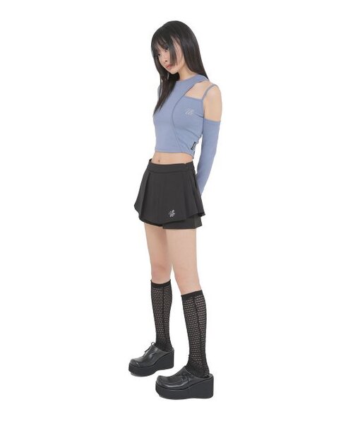 UGLY SHADOW（アグリーシャドウ）の「チューリップパンツスカート(ブラック)（スカート・レディース・その他・MEDIUM/SMALL）」の2枚目の写真