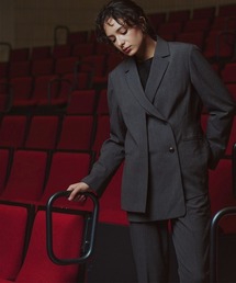 Callarus（カラルス）の「＜単品＞ストレッチレイヤーデザインテーラードジャケット〔Callarus〕（テーラードジャケット）」