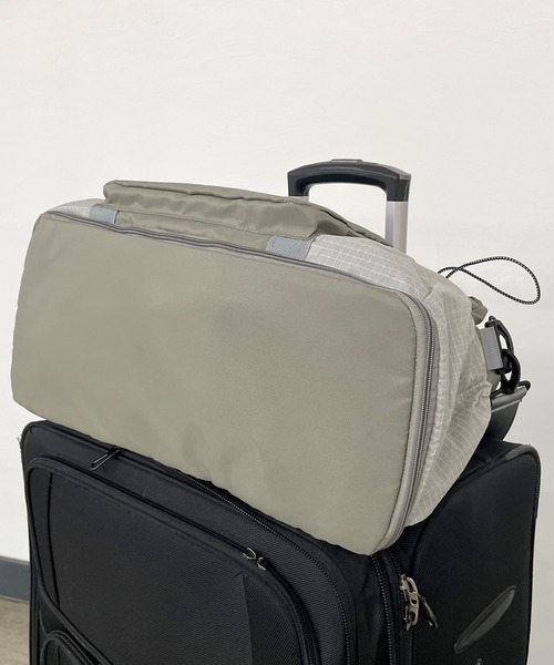 CRB(シーアールビー)の「配色トラベルトートバッグ(スーツケース/キャリーバッグ・レディース・グレー/ブラック/カーキ/ベージュ/パープル・F)」の14枚目の写真