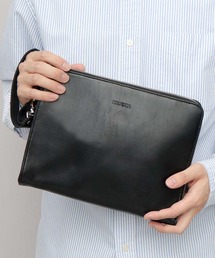 REGiSTA（レジスタ）の「スプリットレザー(牛床革) L字ファスナー クラッチバッグ セカンドバッグ 冠婚葬祭バッグ（クラッチバッグ）」