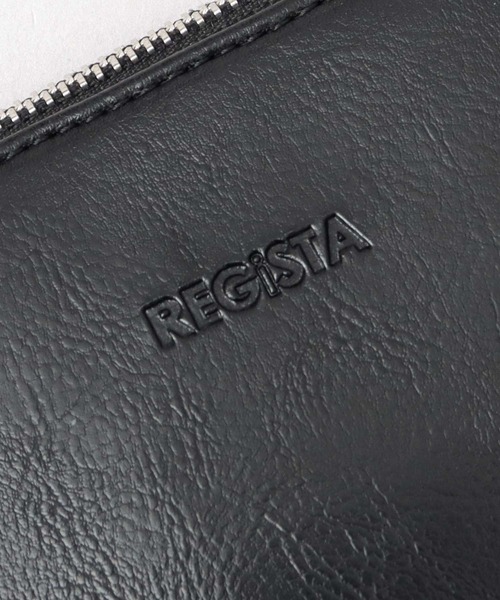 REGiSTA（レジスタ）の「スプリットレザー（牛床革） L字ファスナー クラッチバッグ セカンドバッグ 冠婚葬祭バッグ（クラッチバッグ・メンズ・ブラック・FREE）」の17枚目の写真