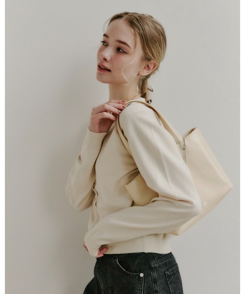 moi tytto（モイテュット）の「ノーカラーレースカーディガン（カーディガン/ボレロ・レディース・レッド/グレー/ブラウン/ブラック/アイボリー・FREE）」の13枚目の写真